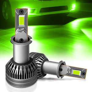 70W Haute Puissance H1 Double Tube Cuivre LED Phare Voiture Vert/Citron Vert Antibrouillard 12V Nouveau 6000K Montage Universel - Product Image 3