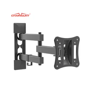 Charmount Metal Material Ultra Slim Max VESA 200*200mm Tilting TV Brackets Wall Mount Monitor Bracket