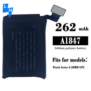 แบตเตอรี่นาฬิกาแบบชาร์จได้สำหรับ Apple Series 3 ขนาด 38 มม. 42 มม. รุ่น A1850 A1875 A1847 A1848 จากโรงงาน - Product Image 5