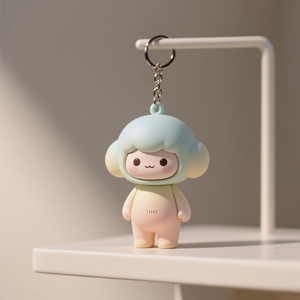 Porte-clés 3D en PVC personnalisé avec figurine d'anime personnalisée pour cadeaux et promotion - Product Image 4