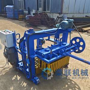 Mobile <span class=keywords><strong>block</strong></span> herstellungs maschine für haus geschäft mit billigem preis kleine geschäfts idee QT40-3A fabrik verkauf - Product Image 2
