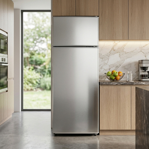 Réfrigérateur-congélateur double porte 325L à commande électronique, sans givre, avec <span class=keywords><strong>distributeur</strong></span> d'<span class=keywords><strong>eau</strong></span> et commandes tactiles, pour la maison - Product Image 1