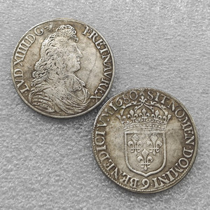 Monedas Conmemorativas de Estilo Antiguo de Luis XIV de Francia de 1680, Regalos, Decoración del Hogar - Product Image 1