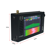 Récepteur radio portable Dikkod SDR DSP Bajei 100KHz-149MHz avec écran tactile 4,3 pouces, SSB FM AM CW WFM, pleine bande passante, boîtier en alliage d'aluminium