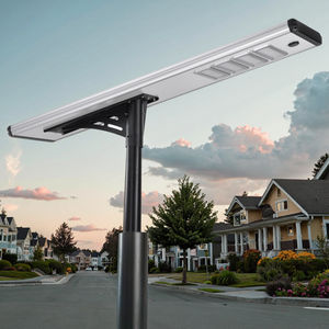 Venta directa de fábrica Mejor precio Farola solar Nuevo modelo 120W Farola solar todo en uno para proyectos gubernamentales - Product Image 1