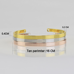 <span class=keywords><strong>Bracciale</strong></span> a Polsino Aperto Trendy in Lega di Rame Placcato <span class=keywords><strong>Argento</strong></span> <span class=keywords><strong>con</strong></span> Design Semplice a Cuore per Donna, Opzione <span class=keywords><strong>Incisione</strong></span> Fai-da-te, Certificato da Terze Parti - Product Image 3