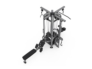 Machine d'entraînement intégrée 4 stations de qualité industrielle – Équipement de fitness commercial pour salle de sport et centre Dt01 4 stations - Product Image 3