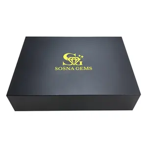 Custom Luxury Rigid Paper <b>Box</b> Gold Logo Print Packaging <b>Magnetic</b> Gift Boxes with EVA Foam Insert - Product Image 5