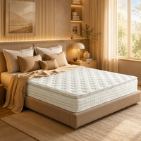 Matelas hybride à ressorts compressible et enroulable
