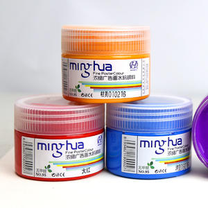 Peinture <span class=keywords><strong>Gouache</strong></span> Acrylique Couleurs <span class=keywords><strong>Gouache</strong></span> 100ml Fine Affiche Couleur Concentrée Publicité Peinture De Poudre D'eau - Product Image 1