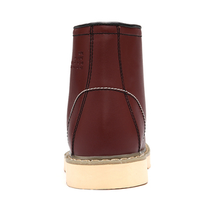 Giày Bốt Da Nam Buộc Dây, Giày Cao Cổ Thoải Mái, Thủ Công, Chất Lượng Hàng Đầu - Product Image 5