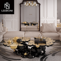 Table basse moderne Boca, table basse de luxe pour salon, design italien haut de gamme