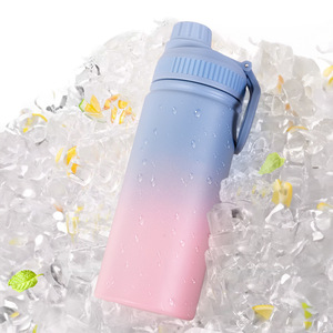 portable 16oz/450ml water <b>bottle</b> for kids double wall stainless steel water <b>bottle</b> Gradient 16oz stainless steel water <b>bottle</b> - Product Image 4