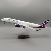 Modèles d'avions Airbus A350 AEROFLOT à l'échelle 1:142 (47 cm) en résine, jouet de qualité supérieure pour enfants, prix de gros