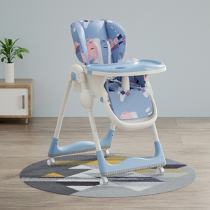 Silla Comedor Para <span class=keywords><strong>Bebe</strong></span> chaise de salle à manger pour bébé siège rehausseur pliable chaise haute d'alimentation pour bébé 3 en 1 avec roues - Product Image 1