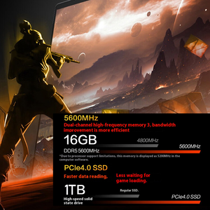 Victus 11 ขนาด 15.6 นิ้ว 144Hz ชิปประมวลผล Intel Core I7 เจนเนอเรชั่น 13 10 คอร์ 4.9GHz การ์ดจอ RTX5060 แรม 16GB DDR5  SSD 1TB แล็ปท็อปเกมมิ่งใหม่เอี่ยม - Product Image 4