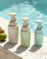 Flacons pompe mousse 150ml 200ml pour soins personnels, cosmétiques, désinfectant pour les mains, shampoing, parfum, vernis à ongles, huile, avec pulvérisateur et joint d'étanchéité