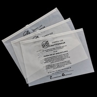 Sac refermable biodégradable mat écologique personnalisé PPWR, sacs à fermeture éclair pour vêtements, maillots de bain, sacs en plastique pour vêtements