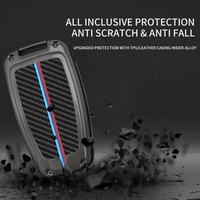 Coque d'accessoires de voiture en alliage de zinc de style chaud avec porte-clés pour clé