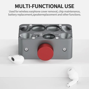 Maant แคลมป์หูฟัง P2สำหรับ <span class=keywords><strong>airpods</strong></span>, ที่หนีบหูฟังสำหรับ <span class=keywords><strong>airpods</strong></span> 1/<span class=keywords><strong>2</strong></span>/3/4 /Pro/ Pro12ชิปหูฟังถอดเปลี่ยน<span class=keywords><strong>แบ</strong></span><span class=keywords><strong>ต</strong></span>เตอรี่ได้ - Product Image 5