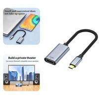 Adaptador Convertidor de USB 3.1 Tipo C Macho a HDMI Hembra para Macbook Pro 4K 60Hz, con Cubierta de PVC, Coaxial, de Teléfono a TV