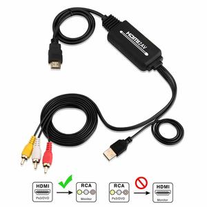 Nuevo <span class=keywords><strong>Adaptador</strong></span> convertidor de Cable de Audio y vídeo <span class=keywords><strong>HDMI</strong></span> <span class=keywords><strong>a</strong></span> <span class=keywords><strong>3</strong></span> <span class=keywords><strong>RCA</strong></span> AV para HDTV PS4 XBOX DVD convertidor de Cable <span class=keywords><strong>HDMI</strong></span> <span class=keywords><strong>a</strong></span> AV para HDTV PS4 XBOX - Product Image 2