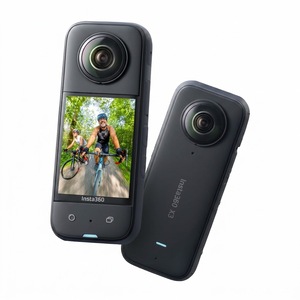 Caméra d'action Insta360 X3 avec vidéo 360° Active HDR 5,7K, caméra à objectif unique 4K, étanche, stabilisation FlowState, écran tactile - Product Image 1