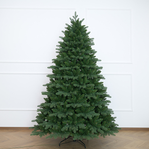 Large Five-Fork PE & PVC Mixed Automatic Christmas <b>Tree</b> with <b>LED</b> <b>Lights</b>, Ideal for Living Room, Bedroom, Hotel & Mall Decoration - Product Image 2