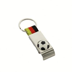 Décapsuleur de bouteilles de bière en métal compact et portable avec logo personnalisé imprimé, design porte-clés, pour cadeaux publicitaires en gros - Product Image 3
