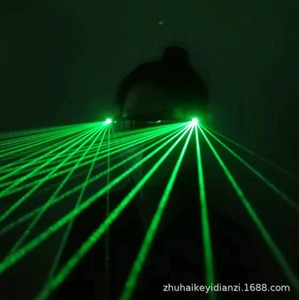 Lunettes laser LED rechargeables Lumière verte Spectacle de scène de danse DJ Club Party Performance Lunettes de spectacle Laser LED Vêtements - Product Image 6