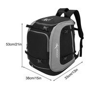65L Ski Boot Sac Casque Vêtements Sac À Dos Durable Stockage Sac À Dos Pour Le Ski Étanche Boot Sacs De Rangement Ski Accessoires