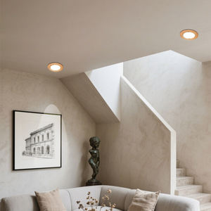 Grano de madera creativo empotrado LED downlight aleación de aluminio de alto brillo COB foco sala de estar dormitorio techo downlight - Product Image 2