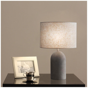 Lámpara de Mesa de Tela Versátil de Estilo Nórdico Moderno para Sala de Estar, Dormitorio, Estilo Industrial Retro Minimalista, Lámpara de Mesa Creativa - Product Image 6