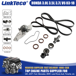Kit de correa de distribución Linkteco bomba de agua para Honda Accord <span class=keywords><strong>Pilot</strong></span> Odyssey Acura MDX J30A4 J35A5 3.0L 3.5L 3.7L V6 GAS SOHC 2003-2018 - Product Image 2