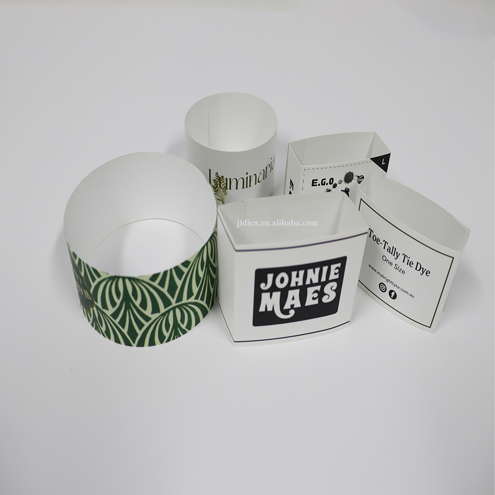 Cheap Multi-product Packaging Paper Sleeves Foldable Coated Paper Sleeve Custom-shaped Matte Paper Sleeve for Supermarkets