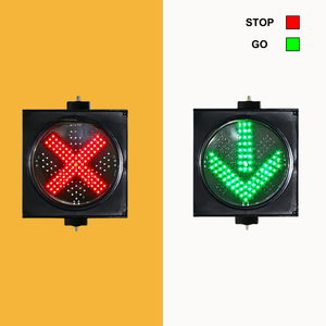Bảng Thông Báo Đèn Tín Hiệu Giao Thông Mũi Tên Màu Xanh Lá Cây Chữ Thập Đỏ - Product Image 5