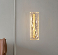 Luminaire mural LED moderne et simple en fer avec télécommande pour chambre, salon, couloir, escalier, décoration intérieure, chevet