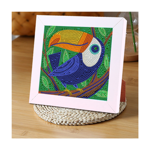 Kit di pittura diamante artigianale-adorabili disegni di cartoni animati con facile arte di incollaggio di gemme, divertimento e messa a fuoco-giocattolo artigianale per bambini - Product Image 4