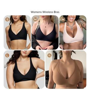 Reggiseno con Supporto in Lattice ad Alta Resilienza, Fascia Antiscivolo, Anti-Appiattimento, Senza Cuciture, Senza Ferretto, Taglie Forti, <span class=keywords><strong>Intimo</strong></span> S-5XL, Ingrosso - Product Image 6