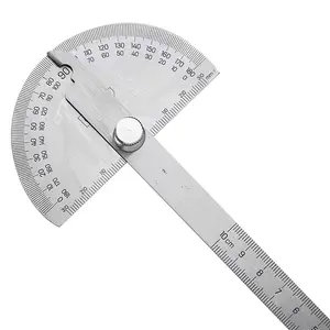Double-Arm Multifunction 180Degree Indexing Ruler High Precision Universal Adjustable Promotion Stainless Steel Protractor