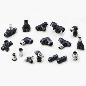 <span class=keywords><strong>Manguera</strong></span> neumática y Accesorios 4 6 <span class=keywords><strong>8</strong></span> 10 12 14 16mm M5 1/<span class=keywords><strong>8</strong></span> "1/4" <span class=keywords><strong>3</strong></span>/<span class=keywords><strong>8</strong></span> "1/2" Conector de unión de montaje de tubería rápida neumática de plástico BSP - Product Image 1