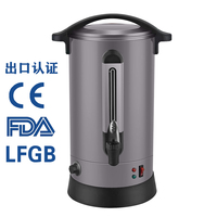 Urne à café électrique en acier inoxydable YIHAN, capacité de 9 à 29 L, puissance de 12 kW, fonctions de chauffage et d'isolation, fabriquée en usine