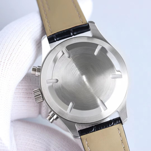 Reloj de pulsera para hombre, exquisito y elegante, de lujo, con esfera blanca, informal, deportivo, cronógrafo, con fecha, automático, mecánico - Product Image 5