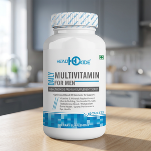 Healthoxide Natural, Tabletas Multivitamínicas para Hombre, Fórmula de Suplemento de Vitaminas y Minerales, Certificado GMP, Apoyo al Sistema Inmunológico, 60 Unidades - Product Image 3