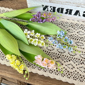 Textured Artificial Green Lily of the <strong>Valley</strong> for Housewarming Gift Girlfriend Souvenir Floral Gift Decor Stream Background Prop - Product Image 3