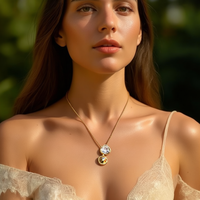Collar de Cristal con Pedrería para Mujer, Acero Inoxidable 316L, Baño de Oro PVD, Joyería Sostenible y Resistente, Cadena de Serpiente, Estilo Minimalista
