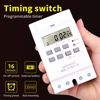 Minuterie programmable intelligente de haute qualité 220V KG316T-X, commande électronique pour les lampadaires