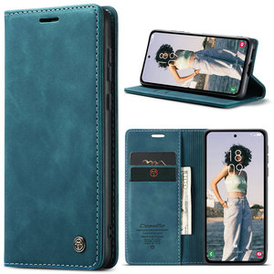 กระเป๋าสตางค์พร้อมช่องเสียบการ์ดสนับสนุนแม่เหล็กพลิกกรณีหนังสําหรับSamsung S24 Ultra S23 Plus S22 S21 FE A35 A25 A55 A15 A23 A24 <span class=keywords><strong>A22</strong></span> - Product Image 1