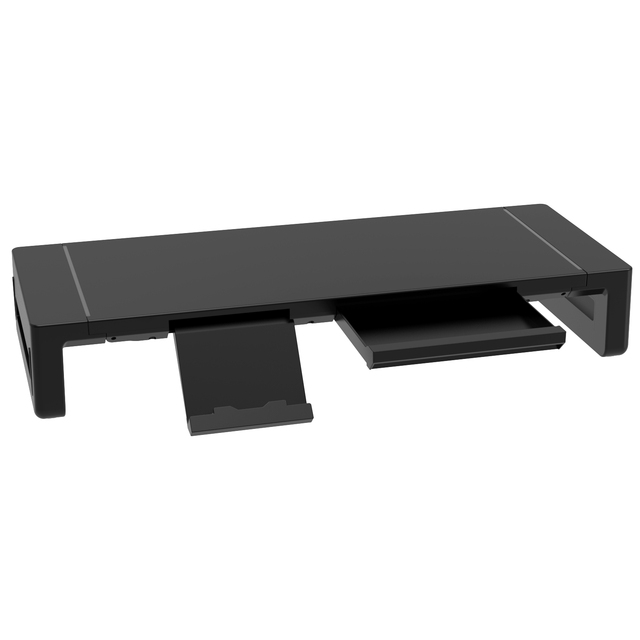 Hot Sale Popular Monitor Riser With Phone Holder and Drawer Max Loading 25kgs/55lbs Height Adjustment Foldable for Home / Office