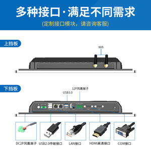 Panel PC Industrial de 10.1, 13, 15, 19 y 27 Pulgadas con Pantalla Táctil de Ángulo Amplio y Sistema de Control Integrado para Automatización Industrial - Product Image 3